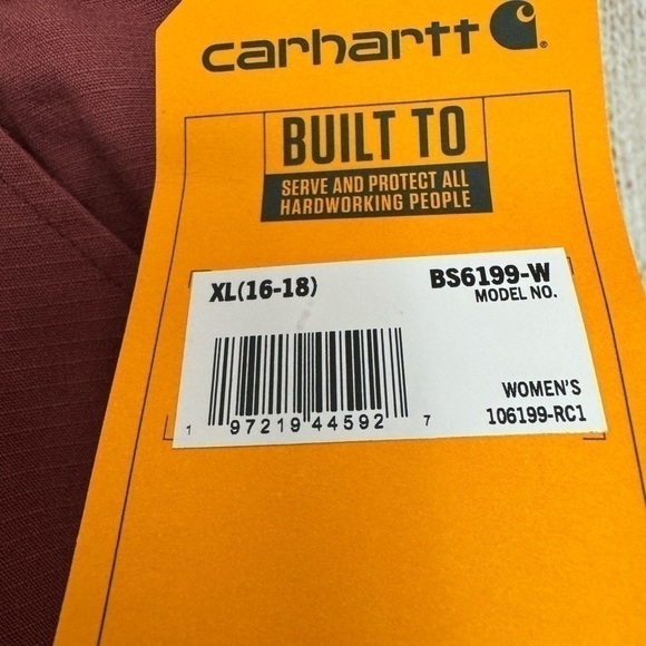 Carhartt Womens Force Ripstop Works Shorts size XL (16-18) - Picture 14 of 15